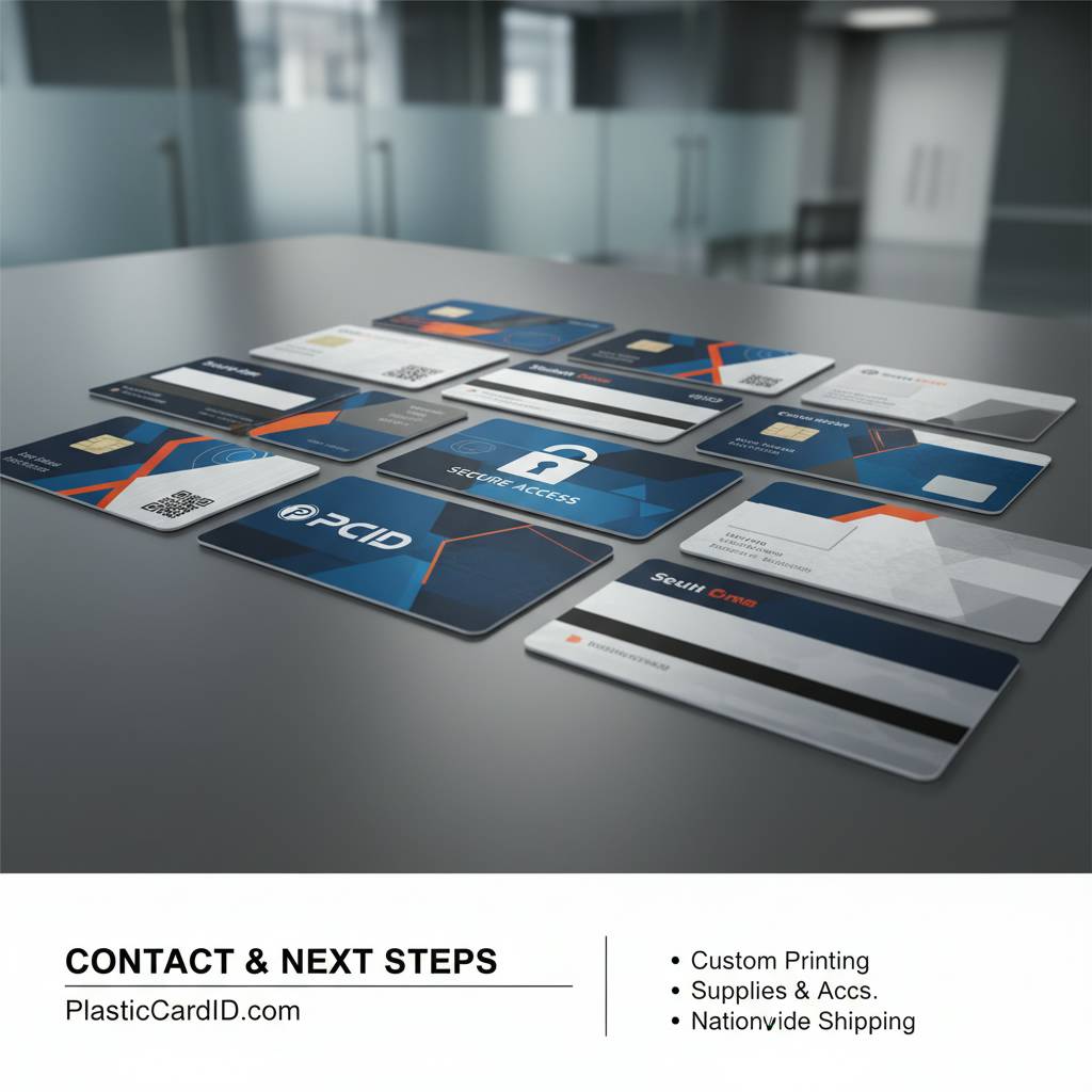 Contact and Next Steps with Plastic Card ID