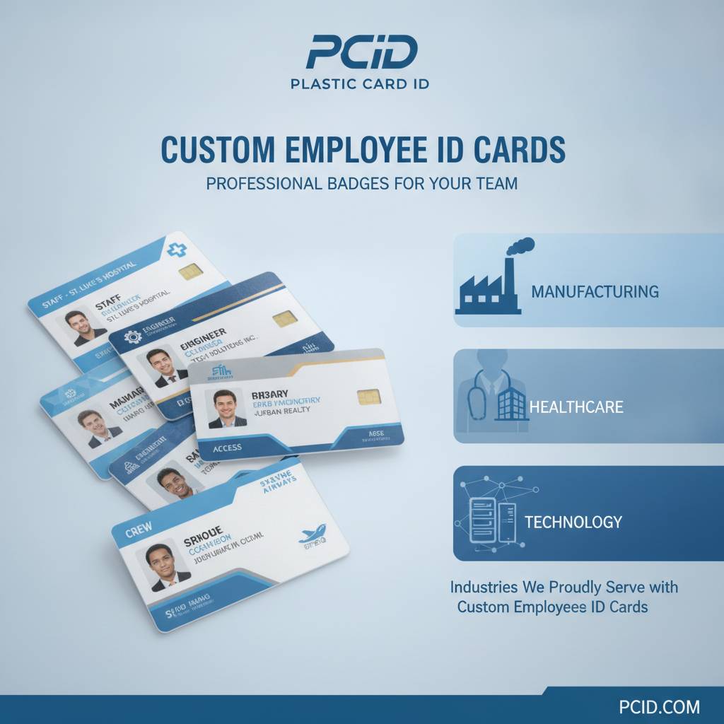 Industries We Proudly Serve with Custom Employee ID Cards