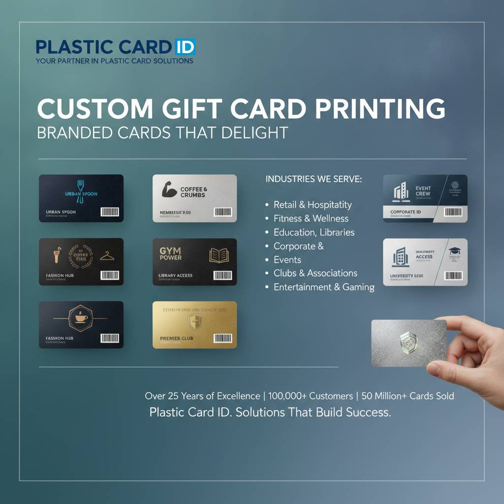 Industries We Serve With Custom Card Solutions