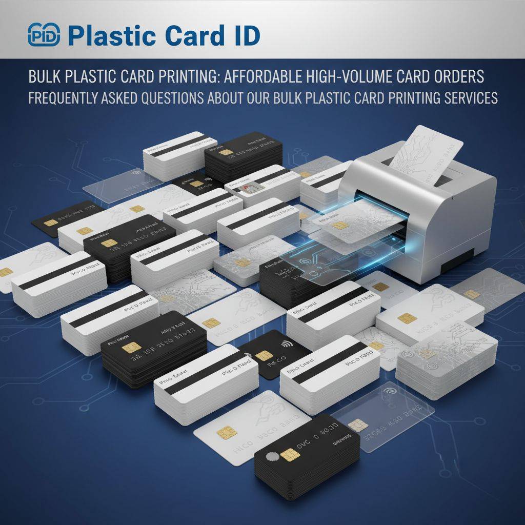 Frequently Asked Questions About Our Bulk Plastic Card Printing Services